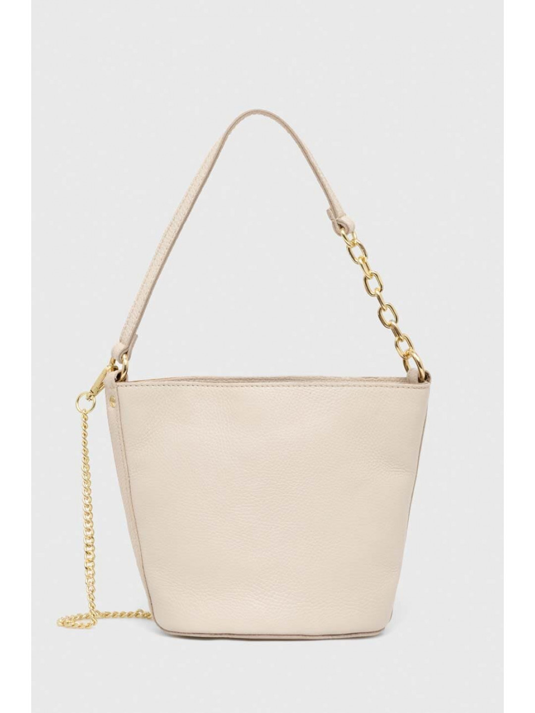 Kožená kabelka Answear LAB béžová barva